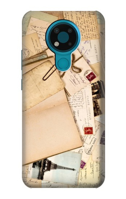 W3397 Postcards Memories Hard Case and Leather Flip Case For Nokia 3.4