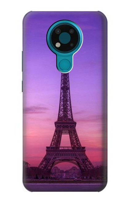 W3447 Eiffel Paris Sunset Hard Case and Leather Flip Case For Nokia 3.4