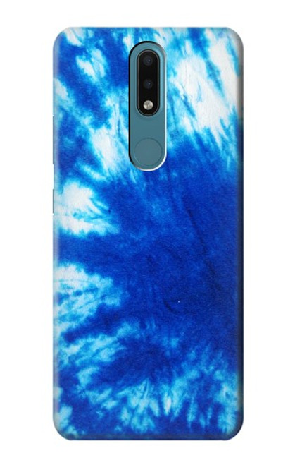 W1869 Tie Dye Blue Hard Case and Leather Flip Case For Nokia 2.4