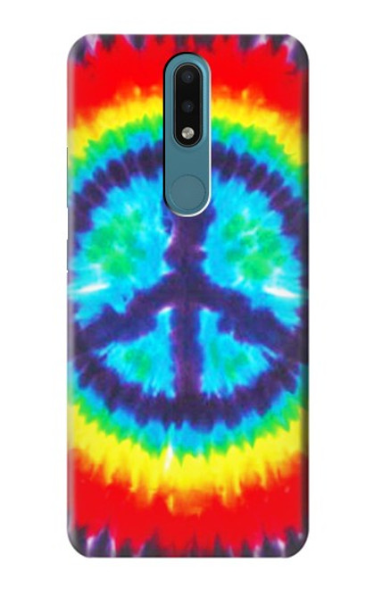 W1870 Tie Dye Peace Hard Case and Leather Flip Case For Nokia 2.4