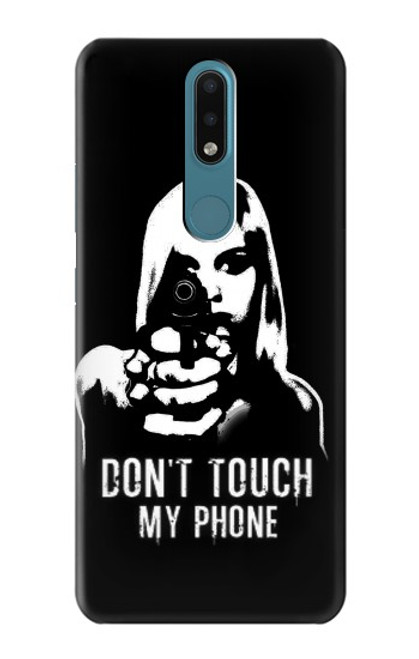 W2518 Do Not Touch My Phone Hard Case and Leather Flip Case For Nokia 2.4