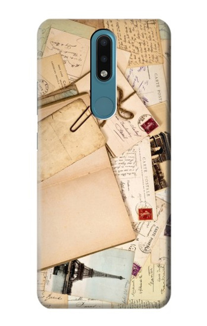 W3397 Postcards Memories Hard Case and Leather Flip Case For Nokia 2.4