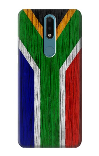 W3464 South Africa Flag Hard Case and Leather Flip Case For Nokia 2.4