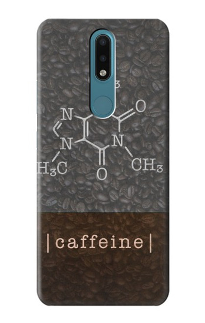 W3475 Caffeine Molecular Hard Case and Leather Flip Case For Nokia 2.4