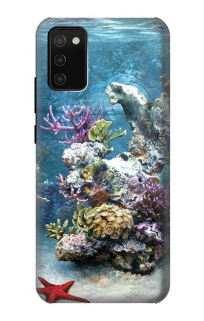 W0227 Aquarium 2 Hard Case and Leather Flip Case For Samsung Galaxy A02s, Galaxy M02s