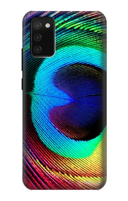 W0511 Peacock Hard Case and Leather Flip Case For Samsung Galaxy A02s, Galaxy M02s