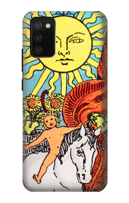 W0565 Tarot Sun Hard Case and Leather Flip Case For Samsung Galaxy A02s, Galaxy M02s