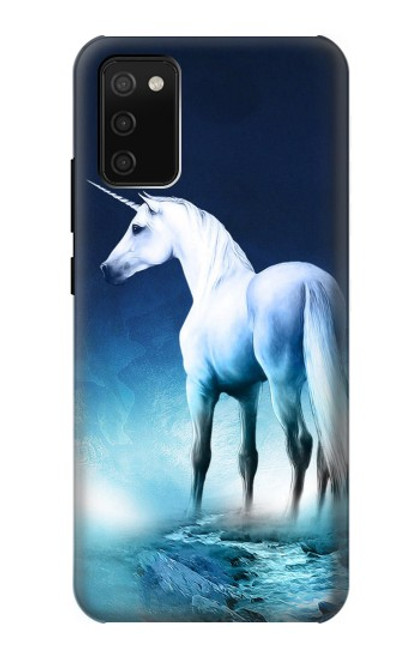 W1130 Unicorn Horse Hard Case and Leather Flip Case For Samsung Galaxy A02s, Galaxy M02s