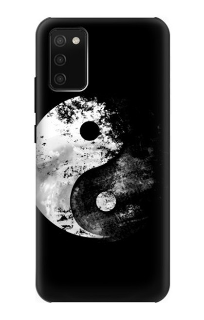 W1372 Moon Yin-Yang Hard Case and Leather Flip Case For Samsung Galaxy A02s, Galaxy M02s