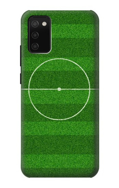 W2322 Football Soccer Field Hard Case and Leather Flip Case For Samsung Galaxy A02s, Galaxy M02s