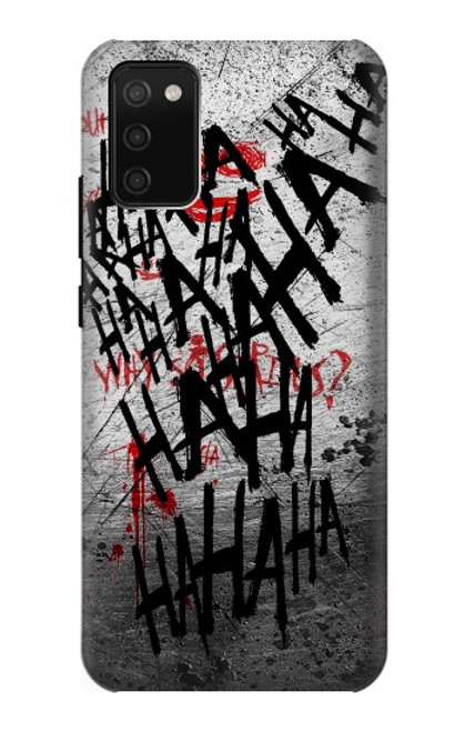 W3073 Joker Hahaha Blood Splash Hard Case and Leather Flip Case For Samsung Galaxy A02s, Galaxy M02s