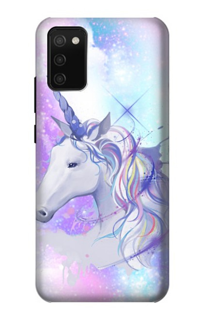 W3375 Unicorn Hard Case and Leather Flip Case For Samsung Galaxy A02s, Galaxy M02s