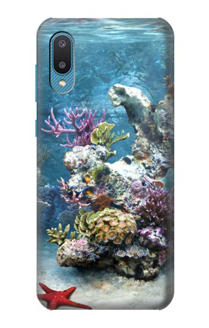 W0227 Aquarium 2 Hard Case and Leather Flip Case For Samsung Galaxy A04, Galaxy A02, M02