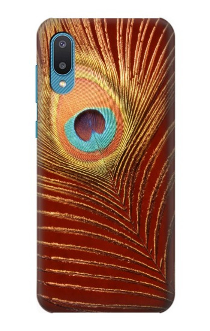 W0512 Peacock Hard Case and Leather Flip Case For Samsung Galaxy A04, Galaxy A02, M02