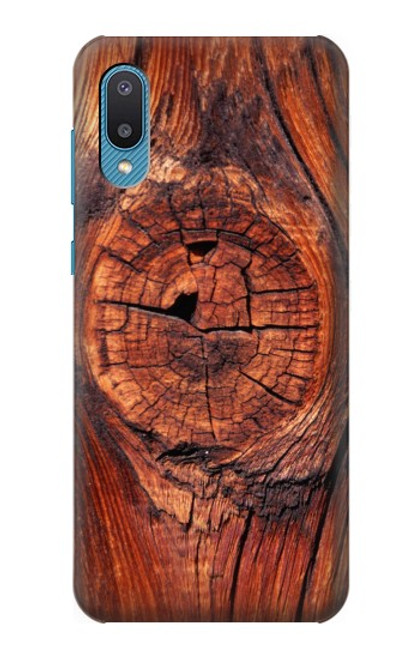 W0603 Wood Graphic Printed Hard Case and Leather Flip Case For Samsung Galaxy A04, Galaxy A02, M02