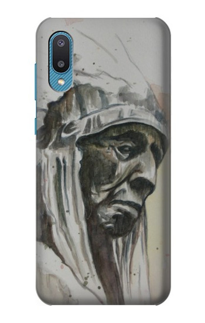 W0792 Indian Chief Hard Case and Leather Flip Case For Samsung Galaxy A04, Galaxy A02, M02