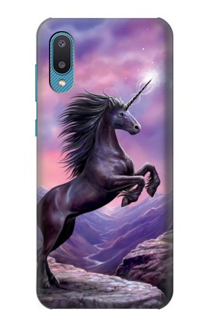 W1461 Unicorn Fantasy Horse Hard Case and Leather Flip Case For Samsung Galaxy A04, Galaxy A02, M02