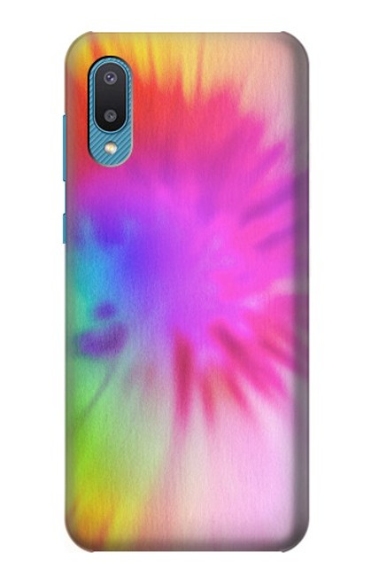 W2488 Tie Dye Color Hard Case and Leather Flip Case For Samsung Galaxy A04, Galaxy A02, M02