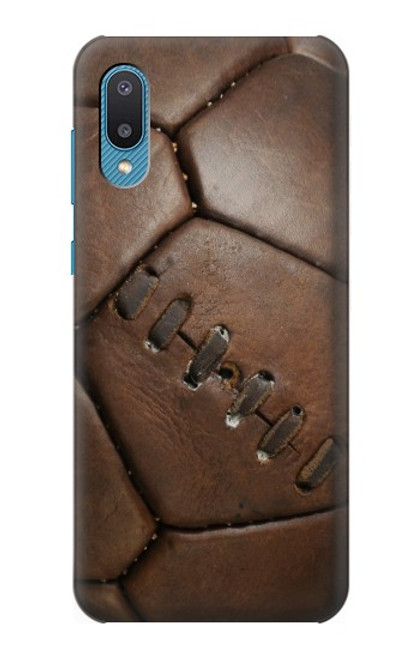 W2661 Leather Soccer Football Graphic Hard Case and Leather Flip Case For Samsung Galaxy A04, Galaxy A02, M02