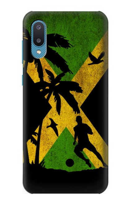 W2975 Jamaica Football Soccer Hard Case and Leather Flip Case For Samsung Galaxy A04, Galaxy A02, M02