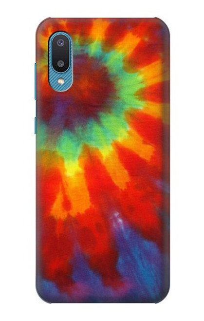 W2985 Colorful Tie Dye Texture Hard Case and Leather Flip Case For Samsung Galaxy A04, Galaxy A02, M02