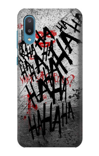 W3073 Joker Hahaha Blood Splash Hard Case and Leather Flip Case For Samsung Galaxy A04, Galaxy A02, M02