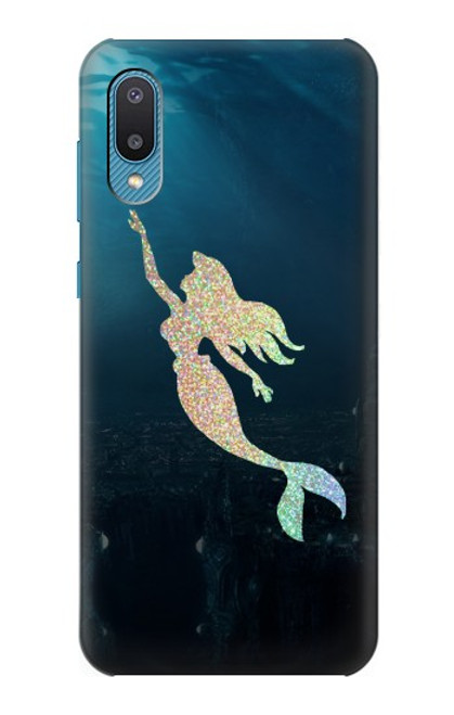 W3250 Mermaid Undersea Hard Case and Leather Flip Case For Samsung Galaxy A04, Galaxy A02, M02