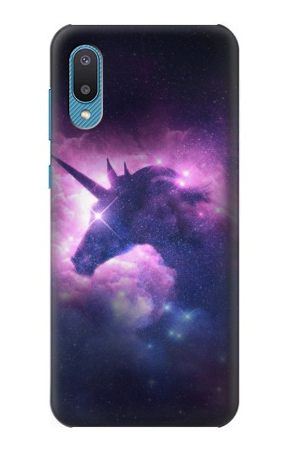 W3538 Unicorn Galaxy Hard Case and Leather Flip Case For Samsung Galaxy A04, Galaxy A02, M02