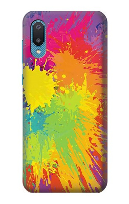 W3675 Color Splash Hard Case and Leather Flip Case For Samsung Galaxy A04, Galaxy A02, M02