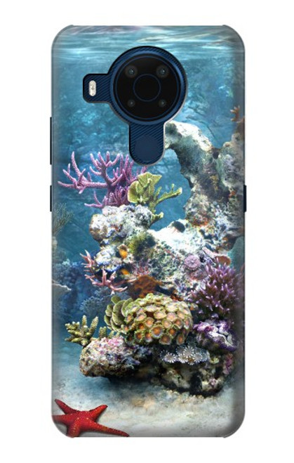 W0227 Aquarium 2 Hard Case and Leather Flip Case For Nokia 5.4