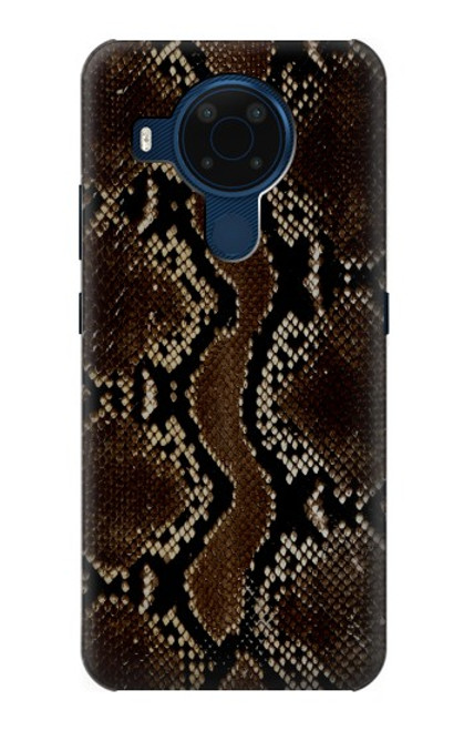 W0553 Snake Skin Hard Case and Leather Flip Case For Nokia 5.4