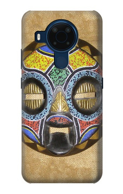 W0965 African Baluba Mask Hard Case and Leather Flip Case For Nokia 5.4