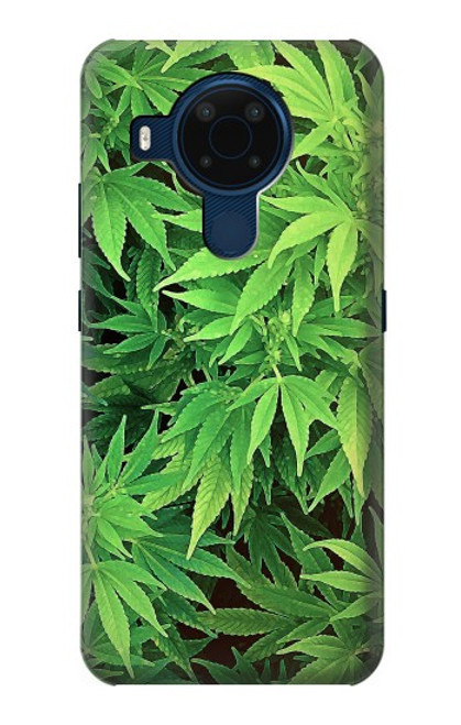 W1656 Marijuana Plant Hard Case and Leather Flip Case For Nokia 5.4