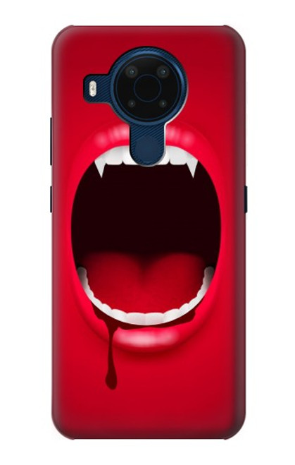 W2103 Vampire Mouth Hard Case and Leather Flip Case For Nokia 5.4