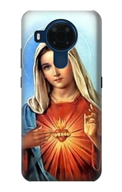 W2420 The Virgin Mary Santa Maria Hard Case and Leather Flip Case For Nokia 5.4