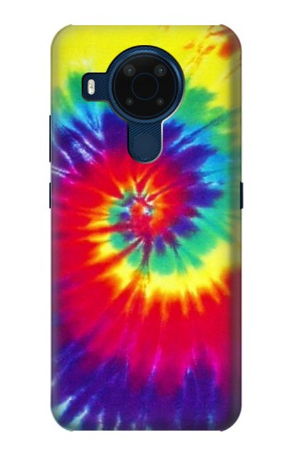 W2884 Tie Dye Swirl Color Hard Case and Leather Flip Case For Nokia 5.4