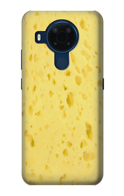 W2913 Cheese Texture Hard Case and Leather Flip Case For Nokia 5.4