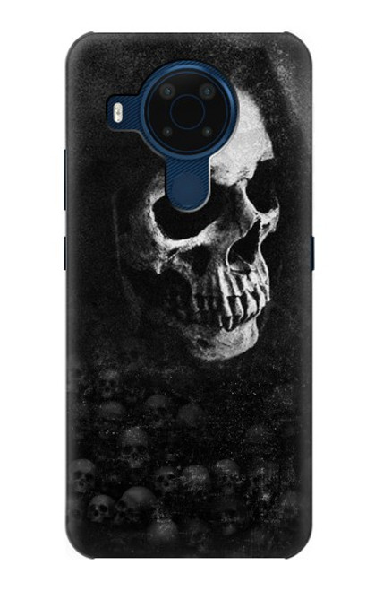 W3333 Death Skull Grim Reaper Hard Case and Leather Flip Case For Nokia 5.4