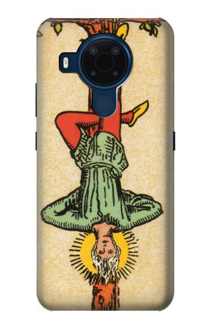 W3377 Tarot Card Hanged Man Hard Case and Leather Flip Case For Nokia 5.4