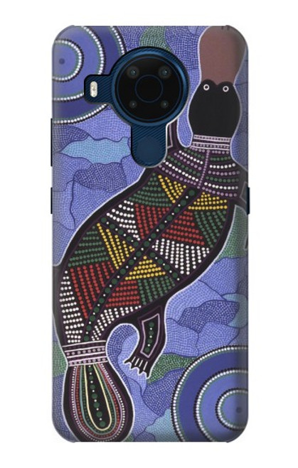 W3387 Platypus Australian Aboriginal Art Hard Case and Leather Flip Case For Nokia 5.4