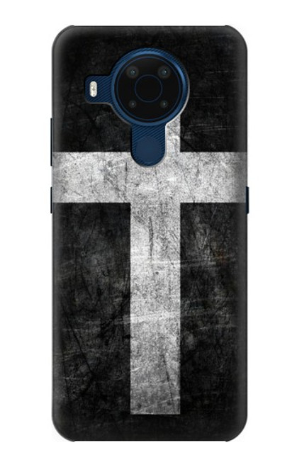 W3491 Christian Cross Hard Case and Leather Flip Case For Nokia 5.4