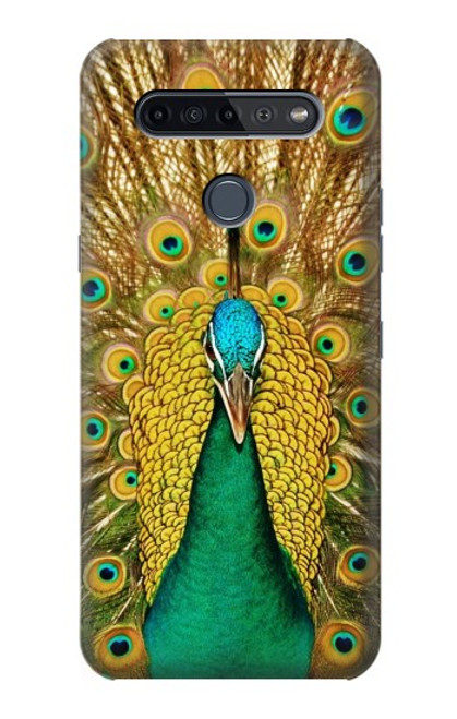 W0513 Peacock Hard Case and Leather Flip Case For LG K51S