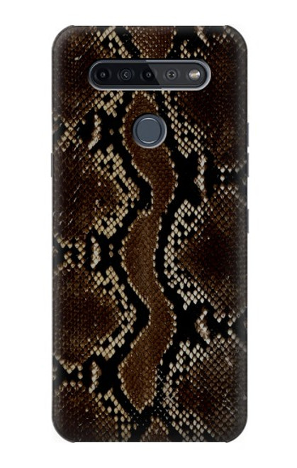 W0553 Snake Skin Hard Case and Leather Flip Case For LG K51S