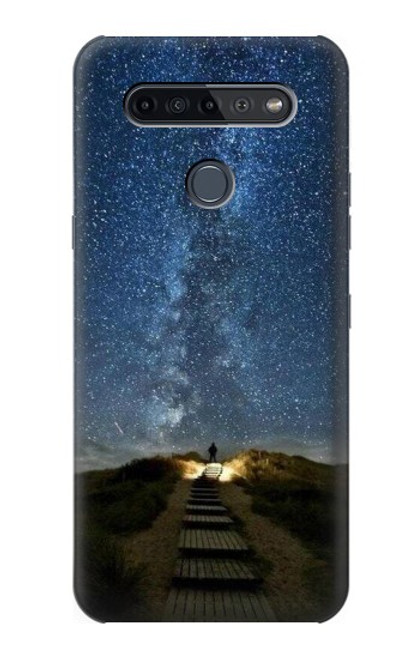 W0734 Stairway to Heaven Iceland Hard Case and Leather Flip Case For LG K51S