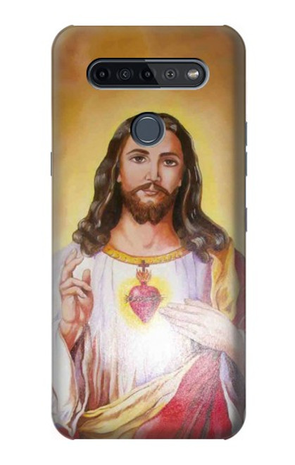 W0798 Jesus Hard Case and Leather Flip Case For LG K51S