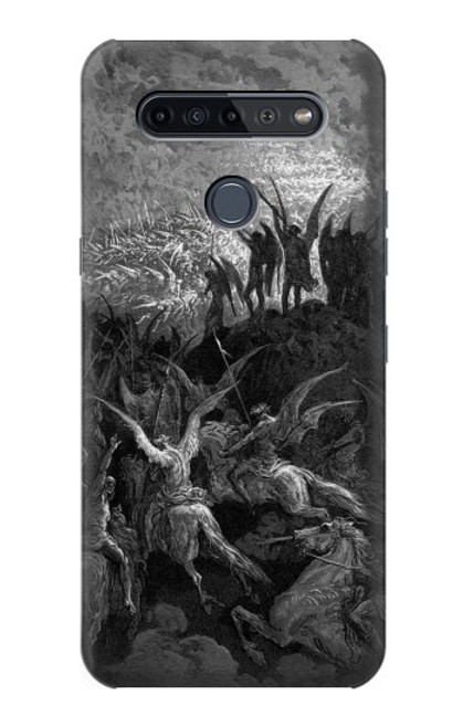 W1026 Gustave Dore Paradise Lost Hard Case and Leather Flip Case For LG K51S