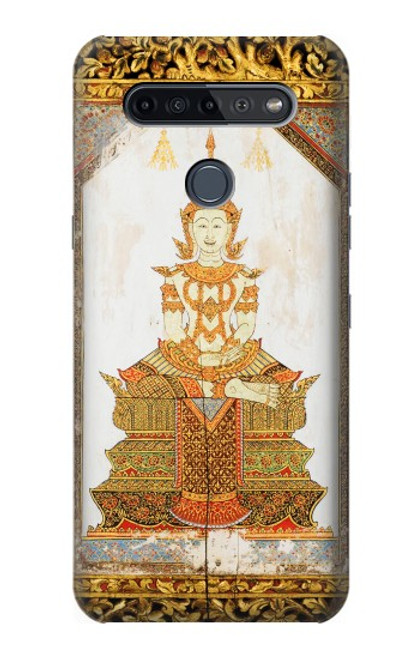W1511 Thai Emerald Art Hard Case and Leather Flip Case For LG K51S