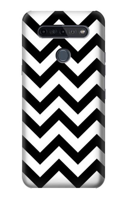 W1613 Chevron Zigzag Hard Case and Leather Flip Case For LG K51S