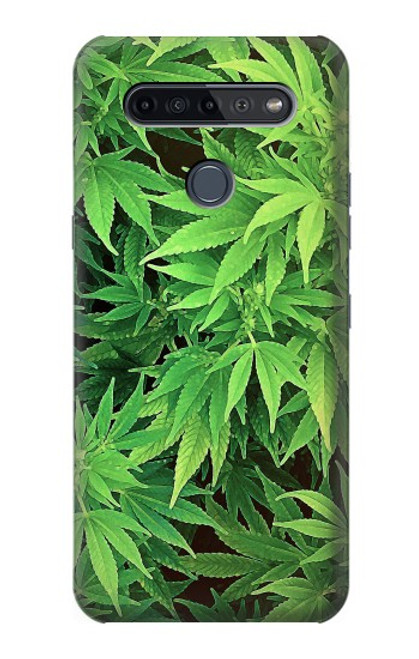 W1656 Marijuana Plant Hard Case and Leather Flip Case For LG K51S