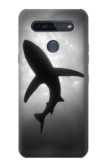 W2367 Shark Monochrome Hard Case and Leather Flip Case For LG K51S